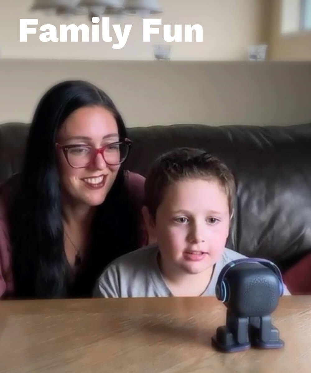 EMO Go Home AI Desktop Pet Robot with EMO Smart Lighting (Home Station)