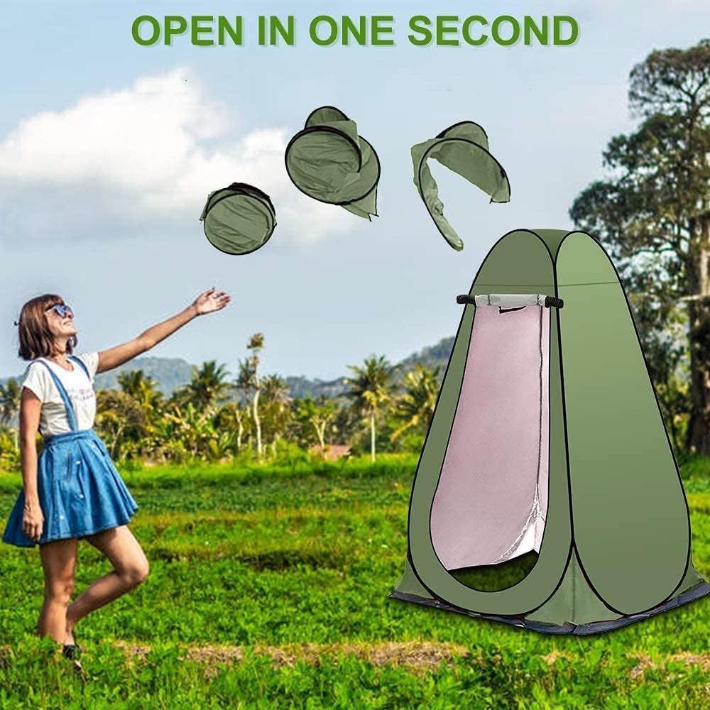Outdoor Changing Clothes Tent, Pop Up Shower, Portable Folding Toilet With Carry Bag, Beach Dressing Room, Suitable for Camping/Beach