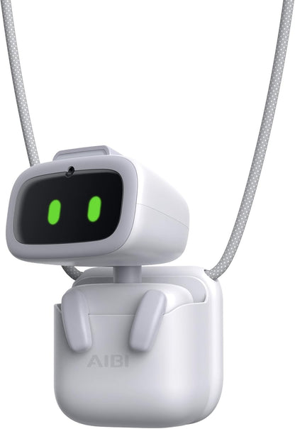 EMOPET AIBI Pocket Pet, Portable Robot, ChatGPT-Powered AI Companion with Voice Commands, Emotional Interaction, Singing and Dancing, Magnetically Attaches to Any Place, Ultra-Portable