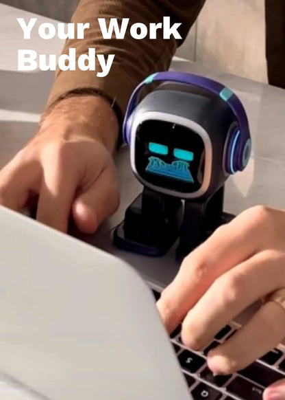 EMO Go Home AI Desktop Pet Robot with EMO Smart Lighting (Home Station)