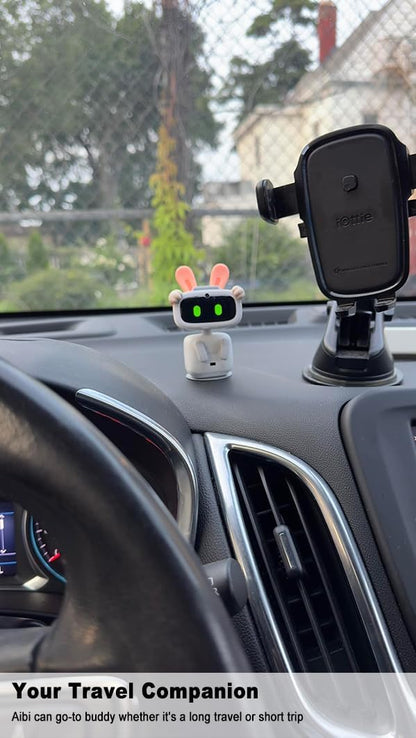 EMOPET AIBI Pocket Pet, Portable Robot, ChatGPT-Powered AI Companion with Voice Commands, Emotional Interaction, Singing and Dancing, Magnetically Attaches to Any Place, Ultra-Portable