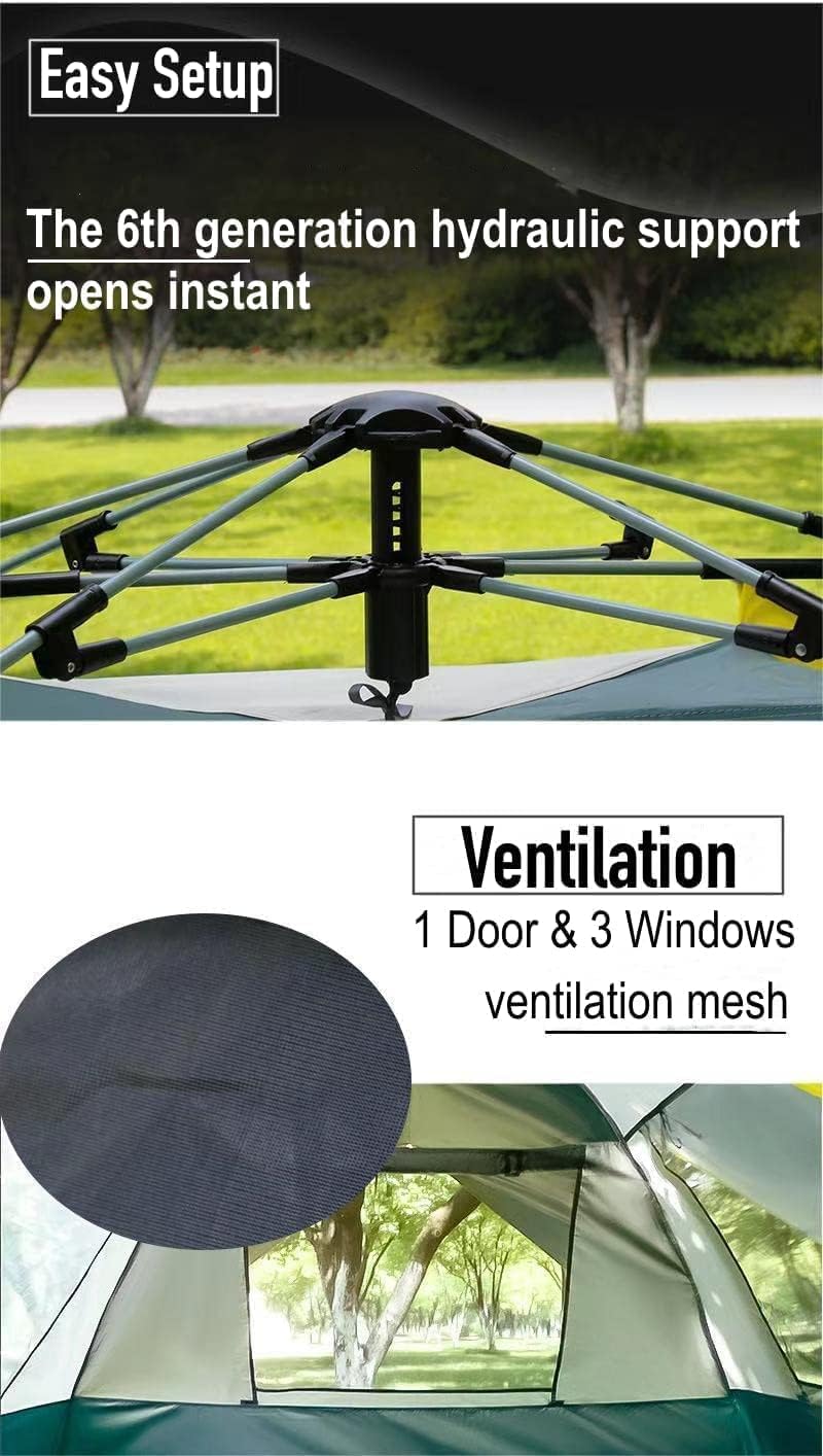 HJB VISSO 4 Person Instant Camping Tent