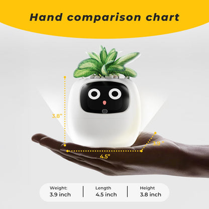 PLANTSIO Smart Emoji Pet Pot for Plant Care Guidance