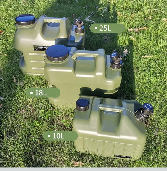 Outdoor Water Storage Bucket Tourist Camping Portable Water Reservoir With Tap Portable Bucket Water Storage Tanks
