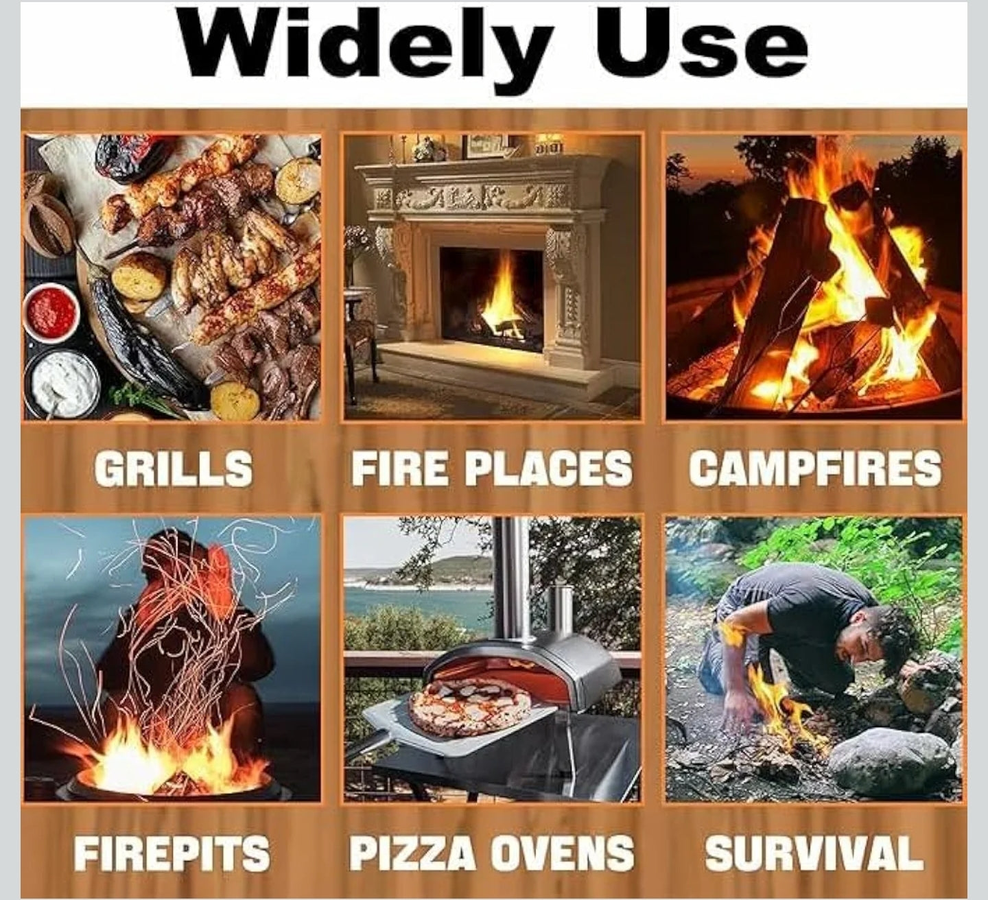 36 PCS Natural Fire Starter Fire Lighter for Campfires BBQ Grill Fireplace Wood Stove Camp Fire Pit,Charcoal Starter,Quick Light Camping Fire Lighter (36)